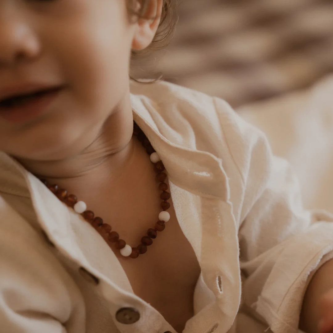 Teething Necklace/Bracelet/Anklet:  Sun & Moon